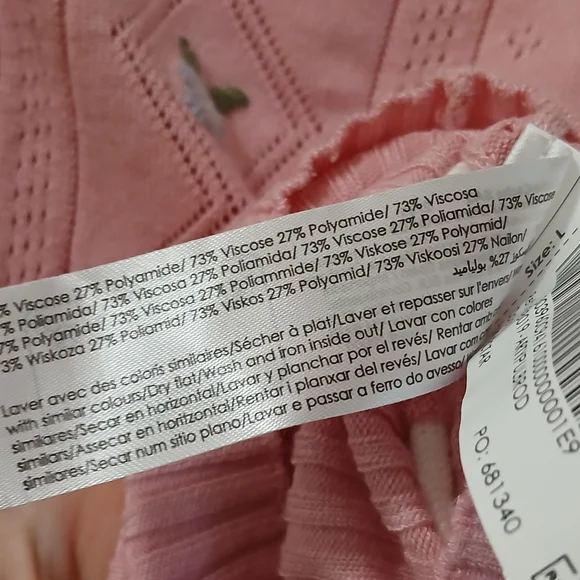 Cache Cache Pink Crop Sweater - Picture 7 of 12